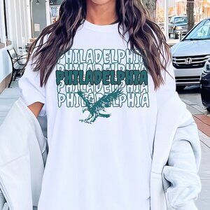 White Tshirt Football Philadelphia Eagles Tshirt,